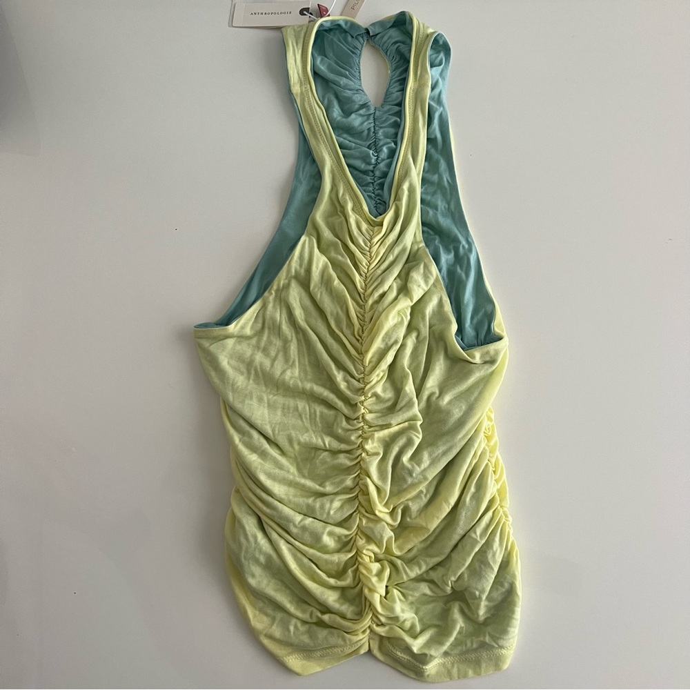 Anthropologie Pilcro Ruched Reversible top - Picture 8 of 9
